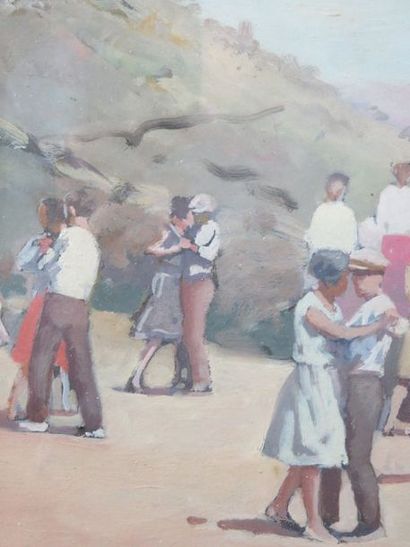 COMPANYO J. Louis, 1870-1958 Fête villageoise...