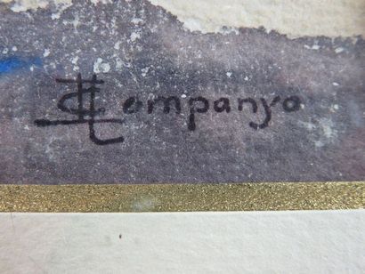 COMPANYO J. Louis, 1870-1958 Les lavandières...