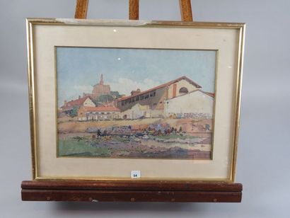 COMPANYO J. Louis, 1870-1958 Les lavandières...