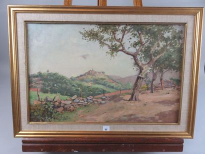 COMPANYO J. Louis, 1870-1958 Paysage méditerranéen...