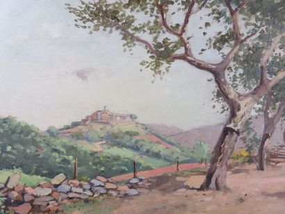 COMPANYO J. Louis, 1870-1958 Paysage méditerranéen...