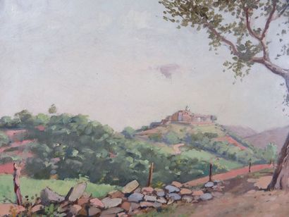 COMPANYO J. Louis, 1870-1958 Paysage méditerranéen...