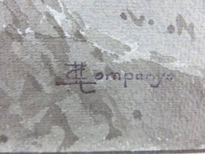 COMPANYO J. Louis, 1870-1958 Paysages divers...