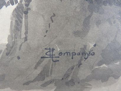COMPANYO J. Louis, 1870-1958 Paysages divers...
