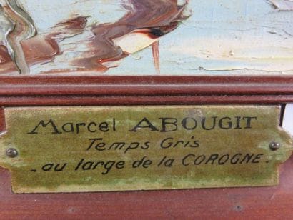 ABOUGIT Marcel, XXe siècle Temps gris au...