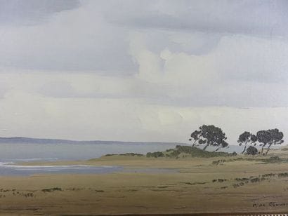 de CLAUSADE Pierre, 1910-1976 Rivage Huile...