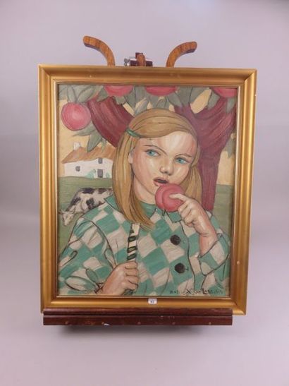 de LANGLAIS, Xavier, 1906-1975 Jeune fille...
