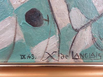 de LANGLAIS, Xavier, 1906-1975 Jeune fille...