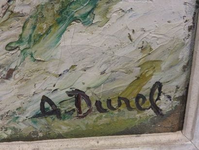DUREL Auguste, 1904-1993 La Seine à Bougival...