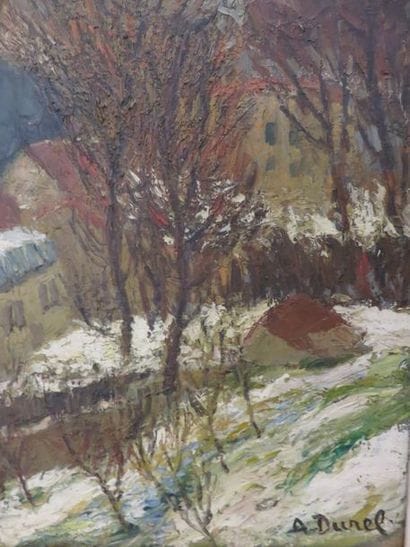 DUREL Auguste, 1904-1993 La Seine à Bougival...