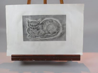 FOUJITA Tsuguharu, 1886-1968 Chat au grelot...