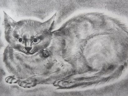 FOUJITA Tsuguharu, 1886-1968 Chat au grelot...