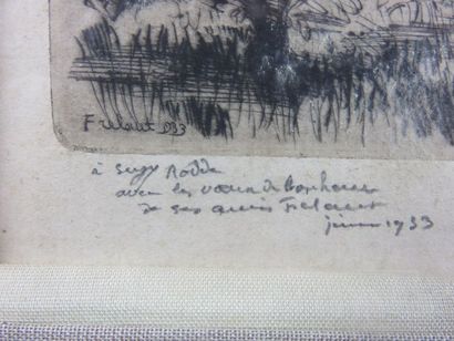 FRÉLAUT Jean, 1879-1954 Clocher de St Nicodem...