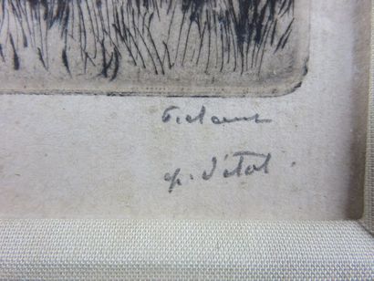FRÉLAUT Jean, 1879-1954 Clocher de St Nicodem...