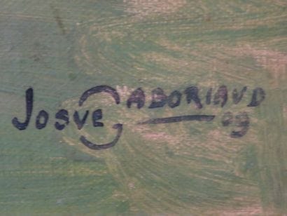 GABORIAUD Josué, 1883-1955 Arbres et champs,...