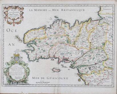 Duché et gouvernement de Bretagne Gravure...