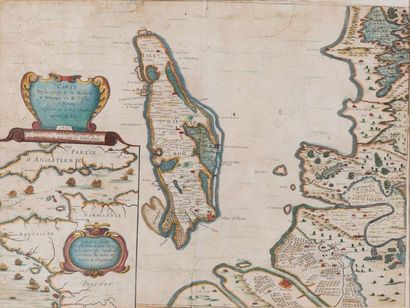 Carte de la Côte de La Rochelle avec l’île...