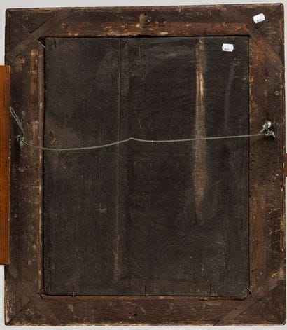 École Flamande vers 1800 Le passage du gué...