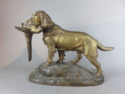D'après Jules-Edmond MASSON Chien de chasse,...