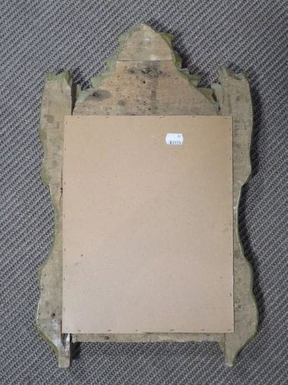 Petit miroir rectangulaire à encadrement...