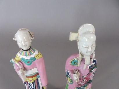 CHINE - Epoque JIAQING (1796 - 1820) Paire...