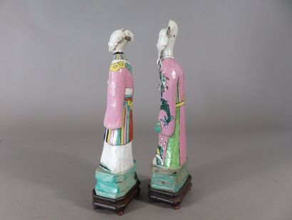CHINE - Epoque JIAQING (1796 - 1820) Paire...