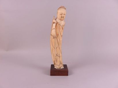 CHINE - Epoque MING (1368 - 1644) Statuette...