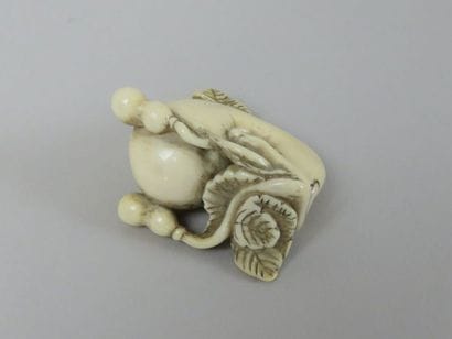 JAPON - Fin Epoque EDO (1603 - 1868) Netsuke...