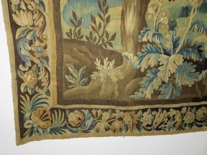 AUBUSSON Verdure animée en premier plan de...