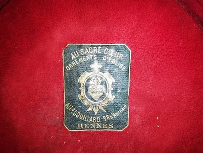 CALICE et PATENE en argent et métal doré....
