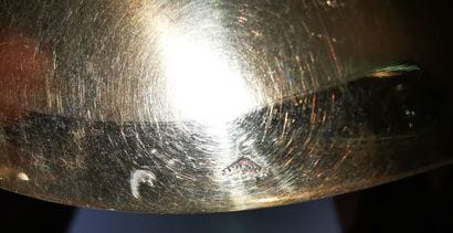 CALICE et PATENE en argent et métal doré....