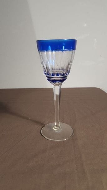 CRISTALLERIE DE LORRAINE Suite de six verres...