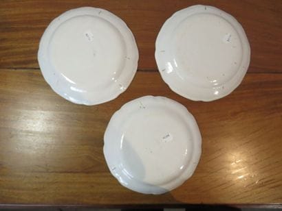 EST de la FRANCE Suite de trois assiettes...
