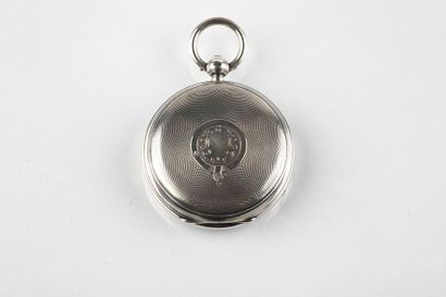 Silver pocket watch, signed Davey in Guernezey....