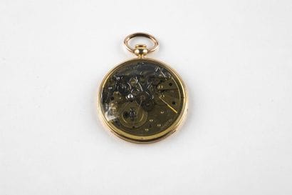 Pocket watch with 750-thousandths gold bell,...