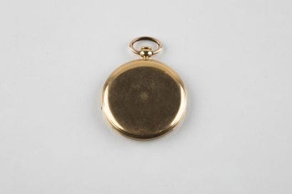 Pocket watch with 750-thousandths gold bell,...