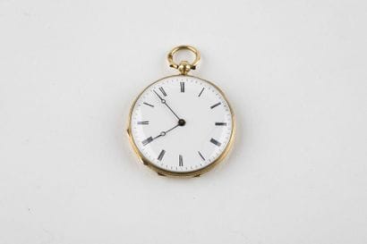Ladies' watch in enamelled gold, mid-19th...
