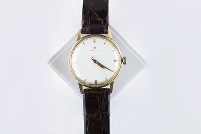 ZENITH - Around 1960 750-thousandths gold...