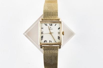 TISSOT- About 1965/70 750-thousandths gold...