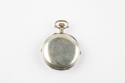 Pocket watch with white metal date, white...