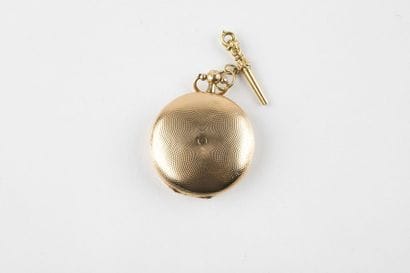 Pocket watch soap in 750-thousandths gold...