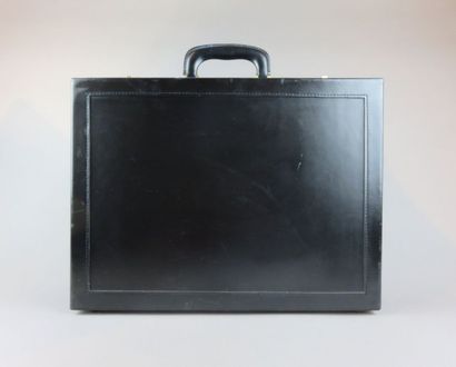 CHRISTIAN DIOR Black leather case holder,...