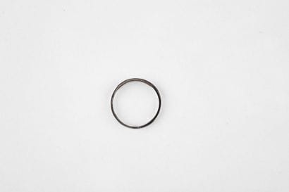 Half wedding ring in yellow gold set with...