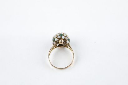 Multiwire ring, in yellow gold, composed...