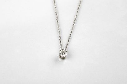 TIFFANY Round forced mesh platinum chain...