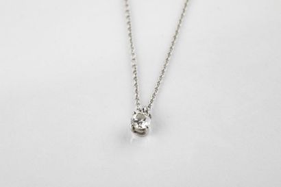 TIFFANY Round forced mesh platinum chain...