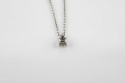 TIFFANY Round forced mesh platinum chain...