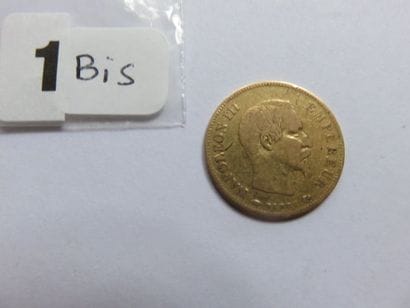 Monnaie or - 10 Francs Napoléon III tête...