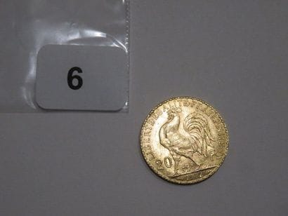 Monnaie or - 20 Francs Coq 1912 TTB+