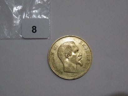 Monnaie or - 100 Francs Napoléon III tête...